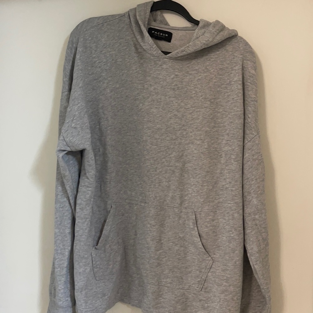 PacSun Gray hoodie size Large 100% cotton